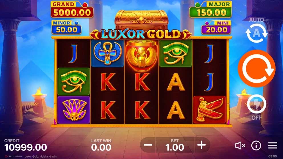 Luxor Gold Hold And Win